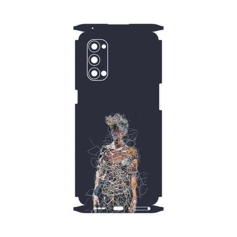 برچسب پوششی ماهوت مدل Strings Digital Art 1-FullSkin مناسب برای گوشی موبایل اپو Reno4 Pro 5G
