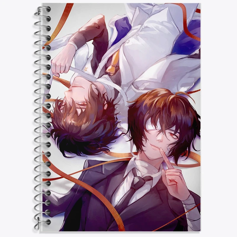 دفتر لغت 50 برگ خندالو طرح دازای انیمه سگ های ولگرد بانگو کد F2476