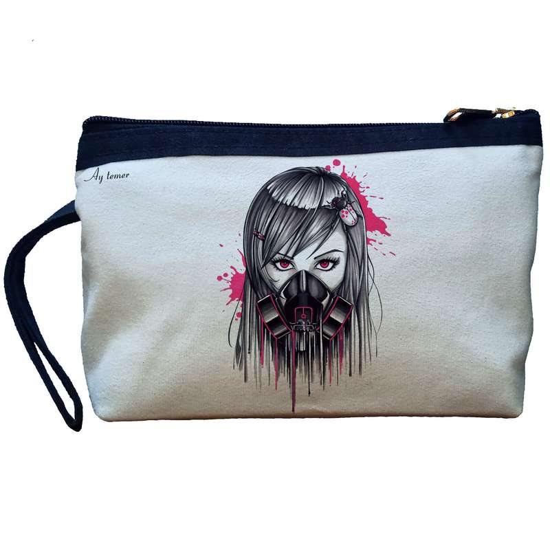 کیف لوازم آرایش زنانه آی تمر مدل دختر تکاور کد 137