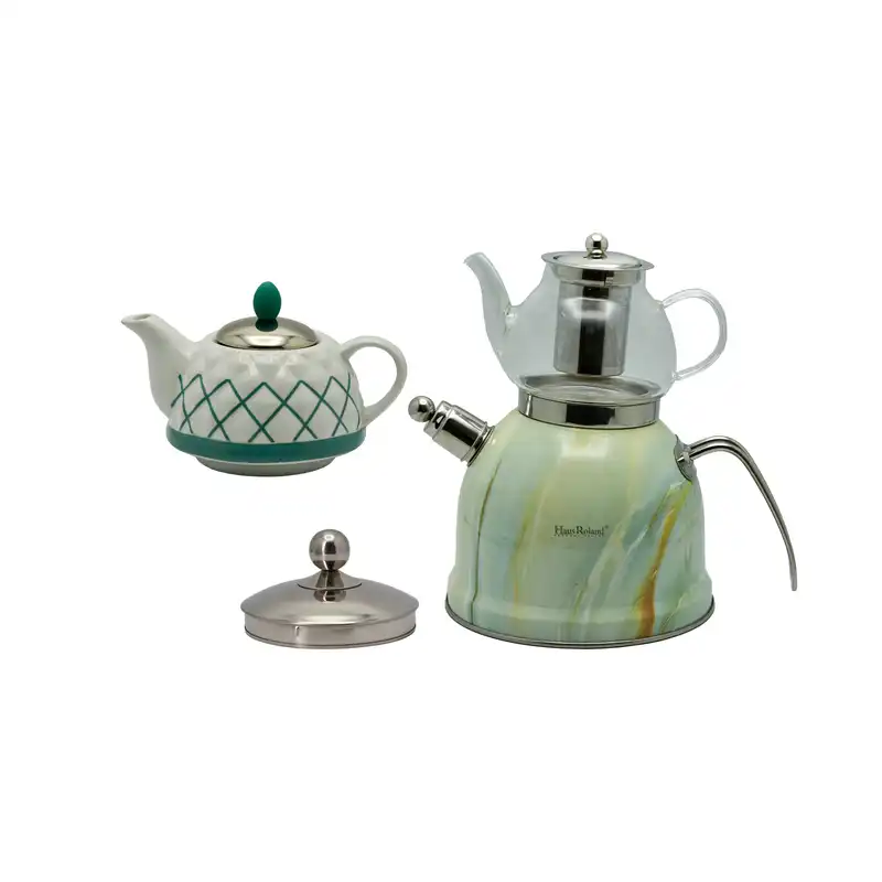 کتری و قوری هاوس رولند مدل ماربل کد 700061 مجموعه 3 عددی