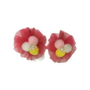 گیره مو دخترانه مدل بهار 54 بسته 2 عددی