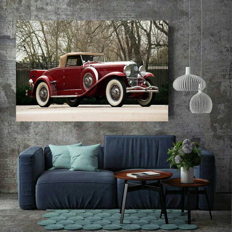  پوستر دیواری طرح ماشین کلاسیک مدل PO1413