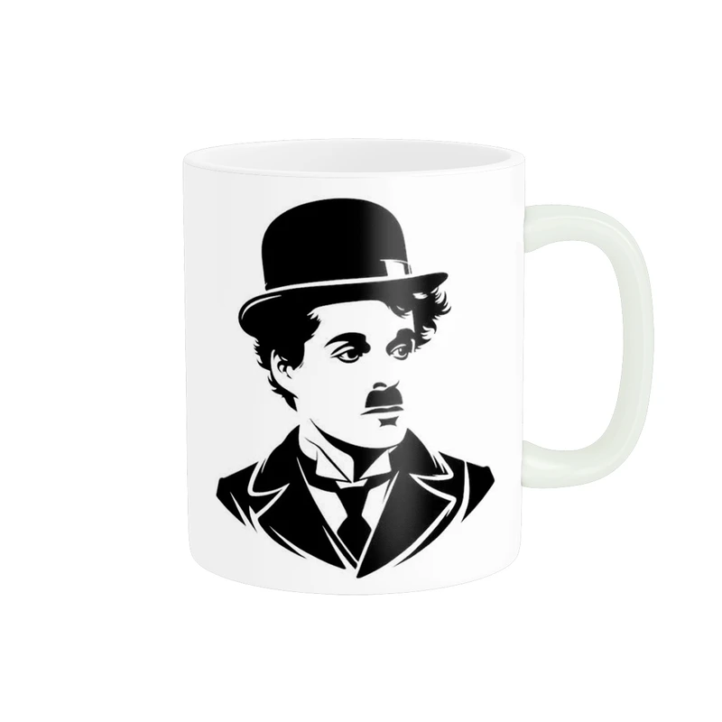 ماگ پاد آفرین طرح چارلی چاپلین کد 3820