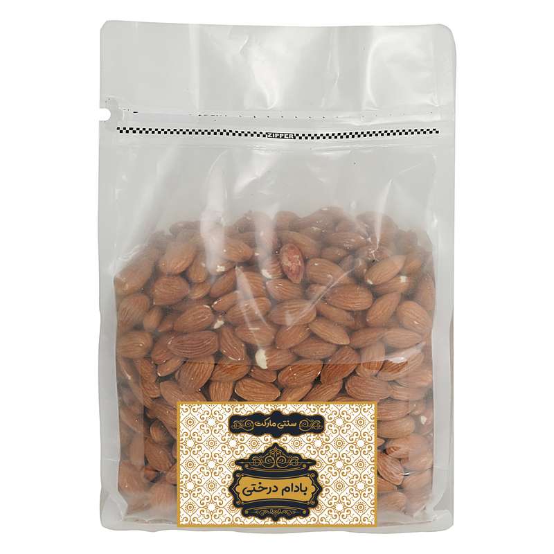 بادام درختی خام سنتی مارکت - 250 گرم 