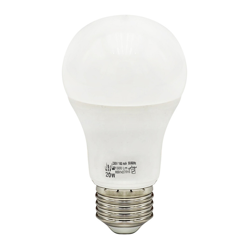 لامپ ال ای دی 20 وات مارول مدل حبابی پایه E27