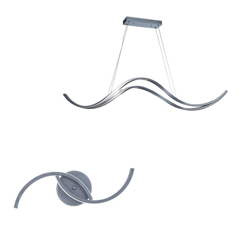 چراغ دیواری و لوستر چشمه نور کد A6336+6350