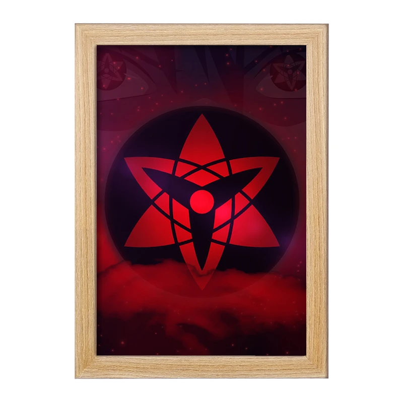 تابلو خندالو مدل شارینگان انیمه ناروتو Naruto  کد 11246