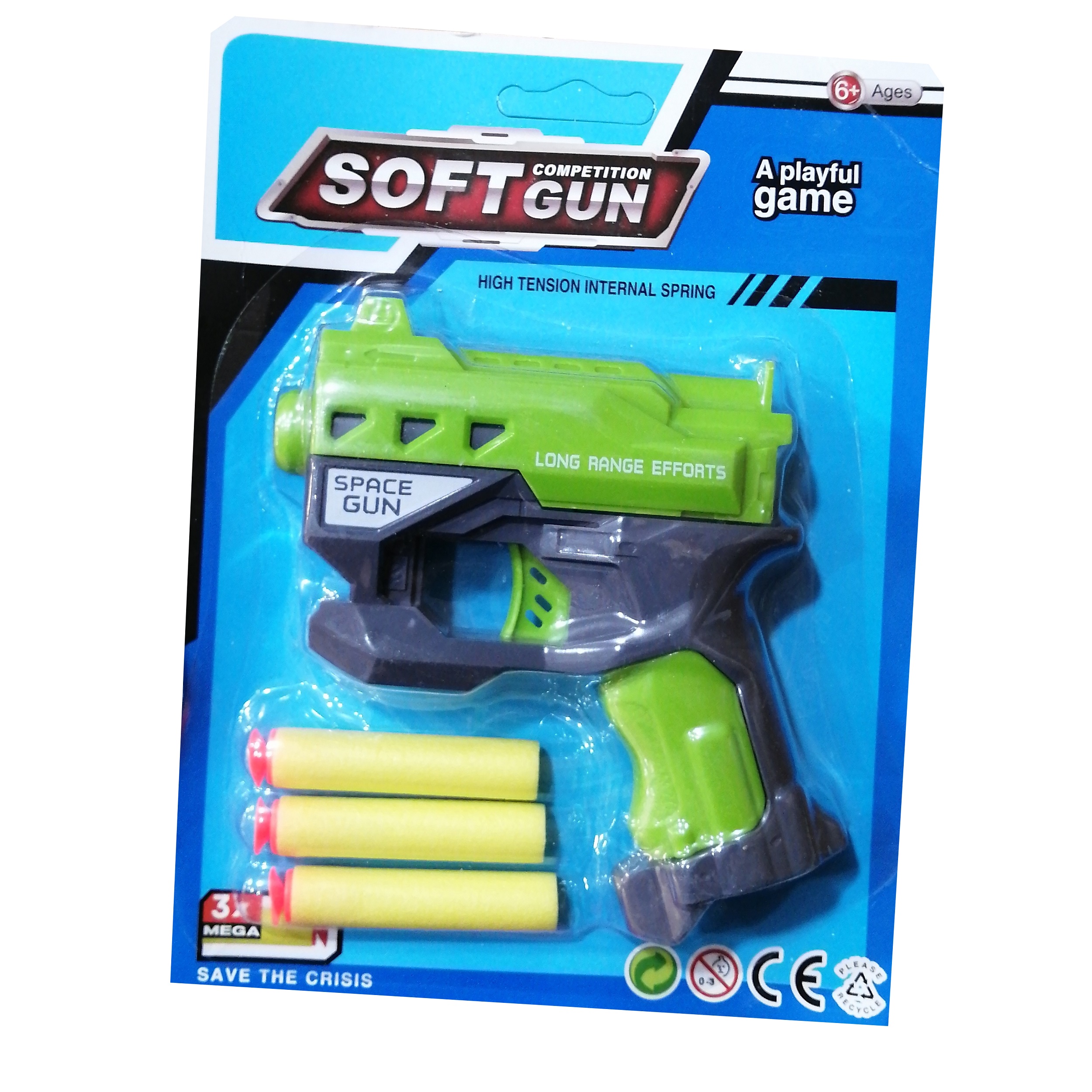 تفنگ بازی مدل soft gun 826-16A