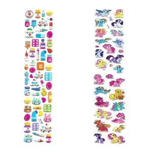 استیکر کودک طرح یونیکورن و لوازم پزشکی کد Aru111 مجموعه 2 عددی 