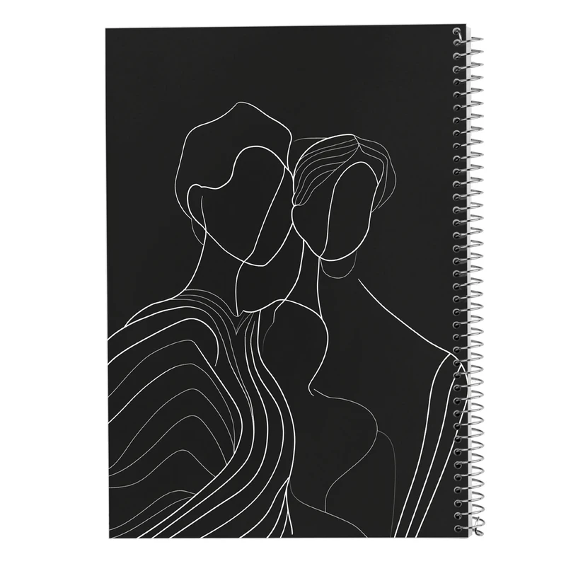 دفتر نقاشی 50 برگ مدوپد مدل عاشقانه love کد DF14260