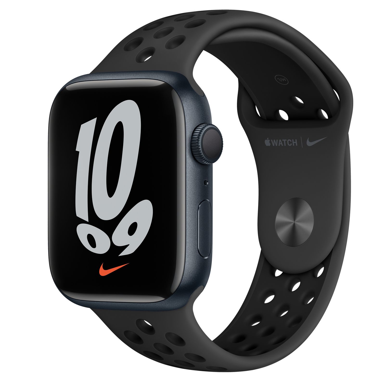 ساعت هوشمند اپل مدل  Series 7 45mm Aluminum Case with Nike Sport Band دارای قابلیت های صفحه نمایش لمسی بند سیلیکون -  - 6