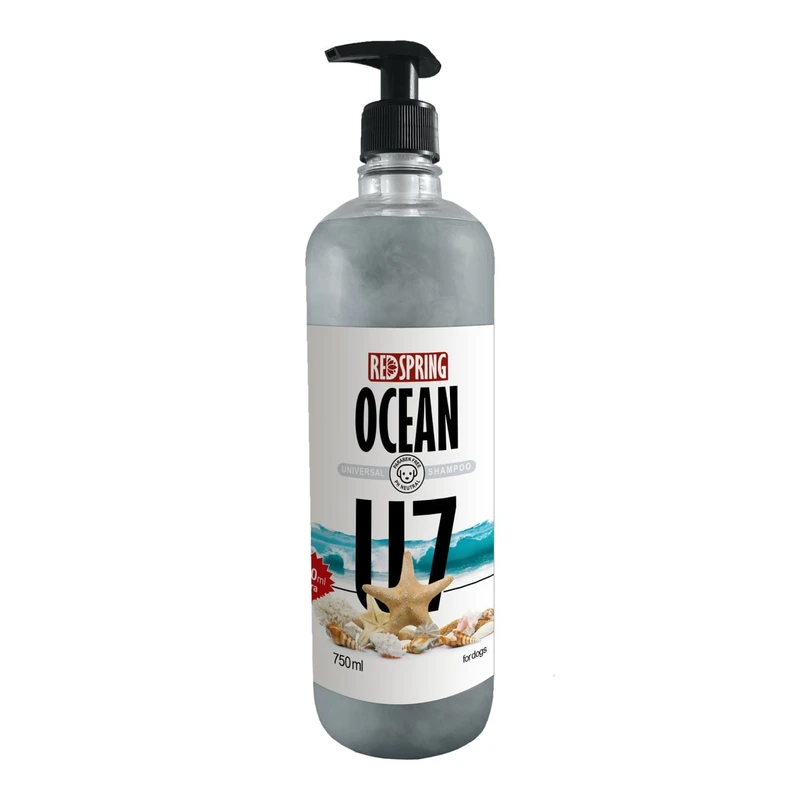 شامپو روزانه سگ رداسپرینگ مدل رایحه رایحه اوشن U7PET حجم 850 میلی لیتر