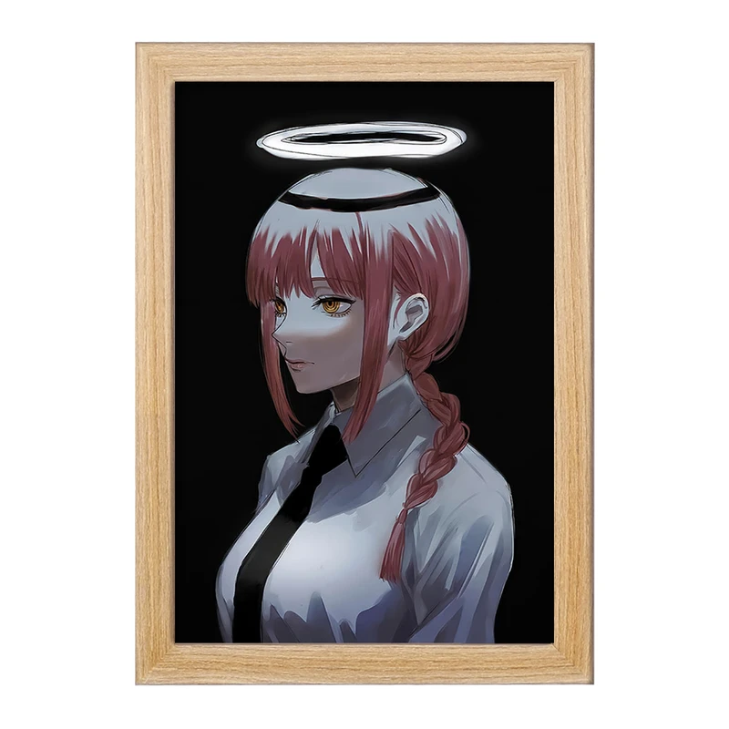 تابلو خندالو مدل ماکیما انیمه مرد اره ای Chainsaw Man  کد 17978