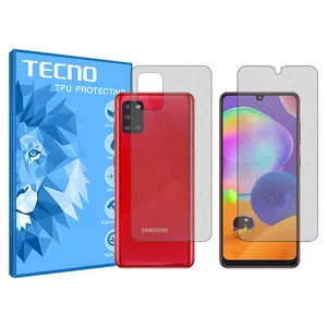 Matte tecno screen protector, HyMTT model, suitable for Samsung Galaxy A31 mobile phone, along with the phone back protector