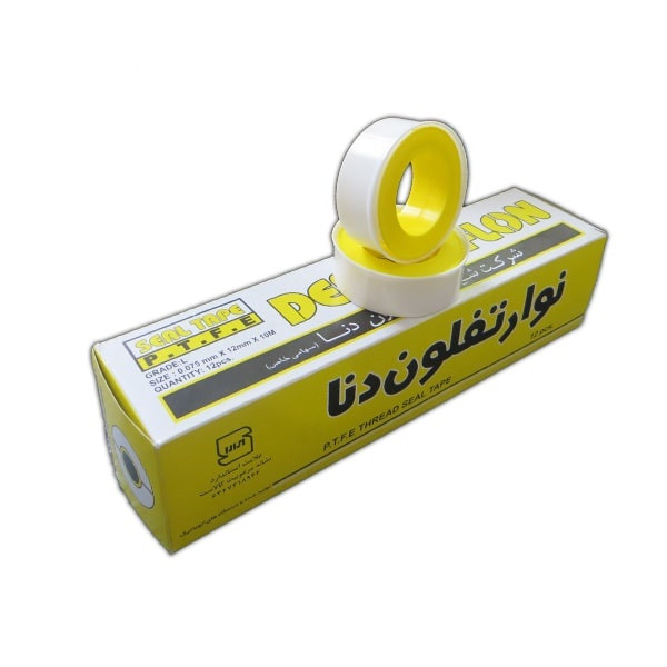 نوار تفلون دنا کد 12 بسته 12 عددی نوار تفلون دنا کد 12 بسته 12 عددی