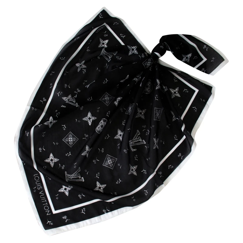 دستمال سر و گردن زنانه مدل نخی طرح مینی کد 10120