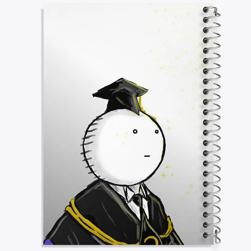 دفتر نقاشی 50 برگ خندالو طرح کورو سنسی انیمه کلاس آدمکشی کد 32052