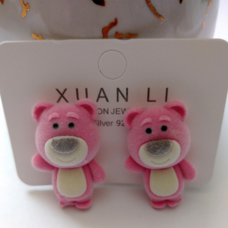 گوشواره دخترانه مدل عروسکی ببری کد CR2