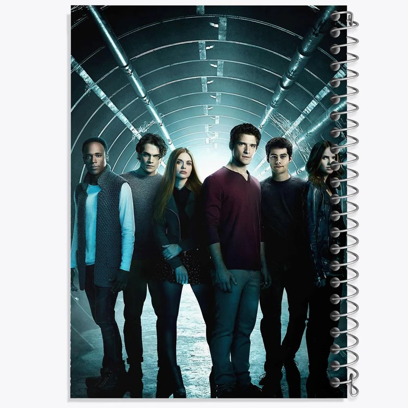 دفتر شطرنجی 50 برگ خندالو طرح سریال تین ولف Teen Wolf کد 28443