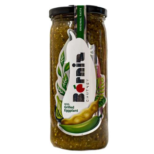 چاتنی بادمجان کبابی با تمر هندی برنیز - 500 گرم 
