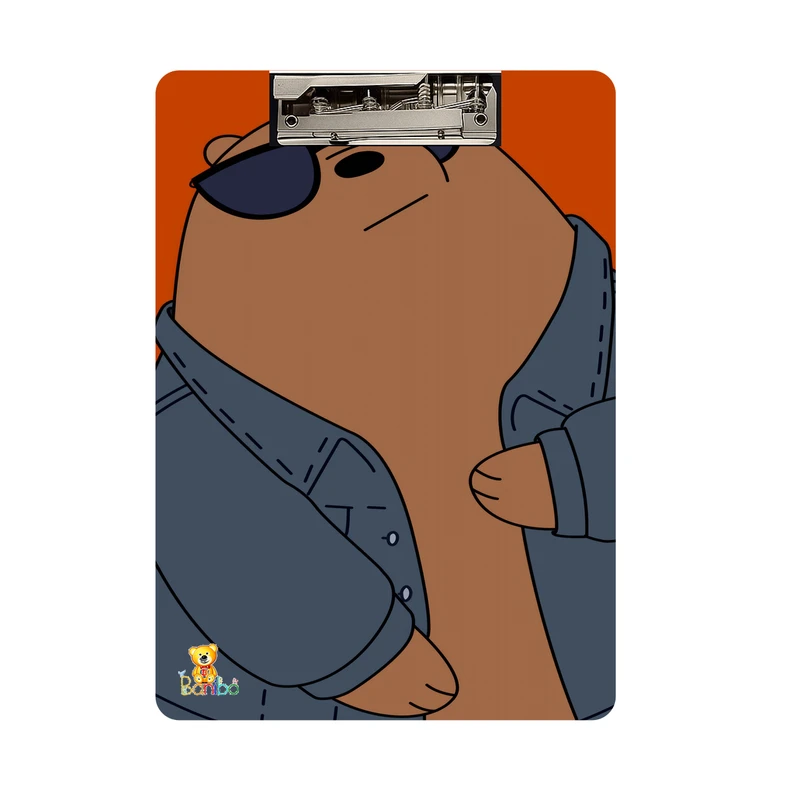 تخته شاسی بانیبو طرح  خرس کد 2708 سایز a4