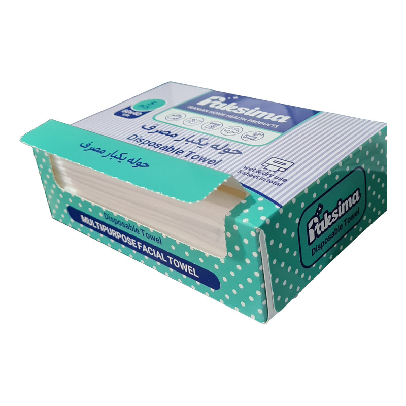 حوله یکبار مصرف پاکسیما مدل 60*40 دو بسته 5 عددی