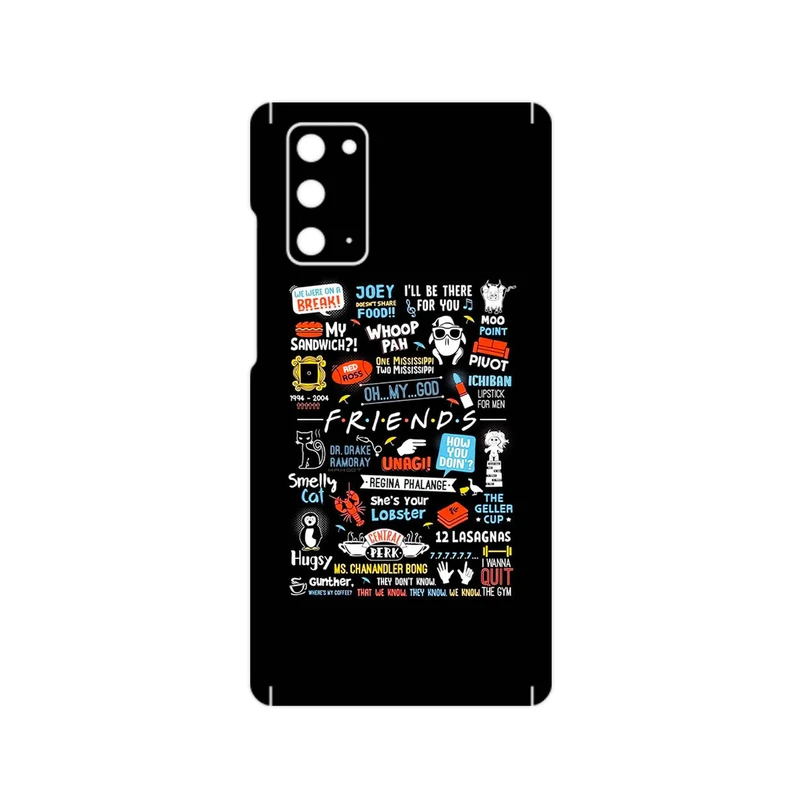 برچسب پوششی ماهوت مدل Friends 2 مناسب برای گوشی موبایل سامسونگ Galaxy Note 20