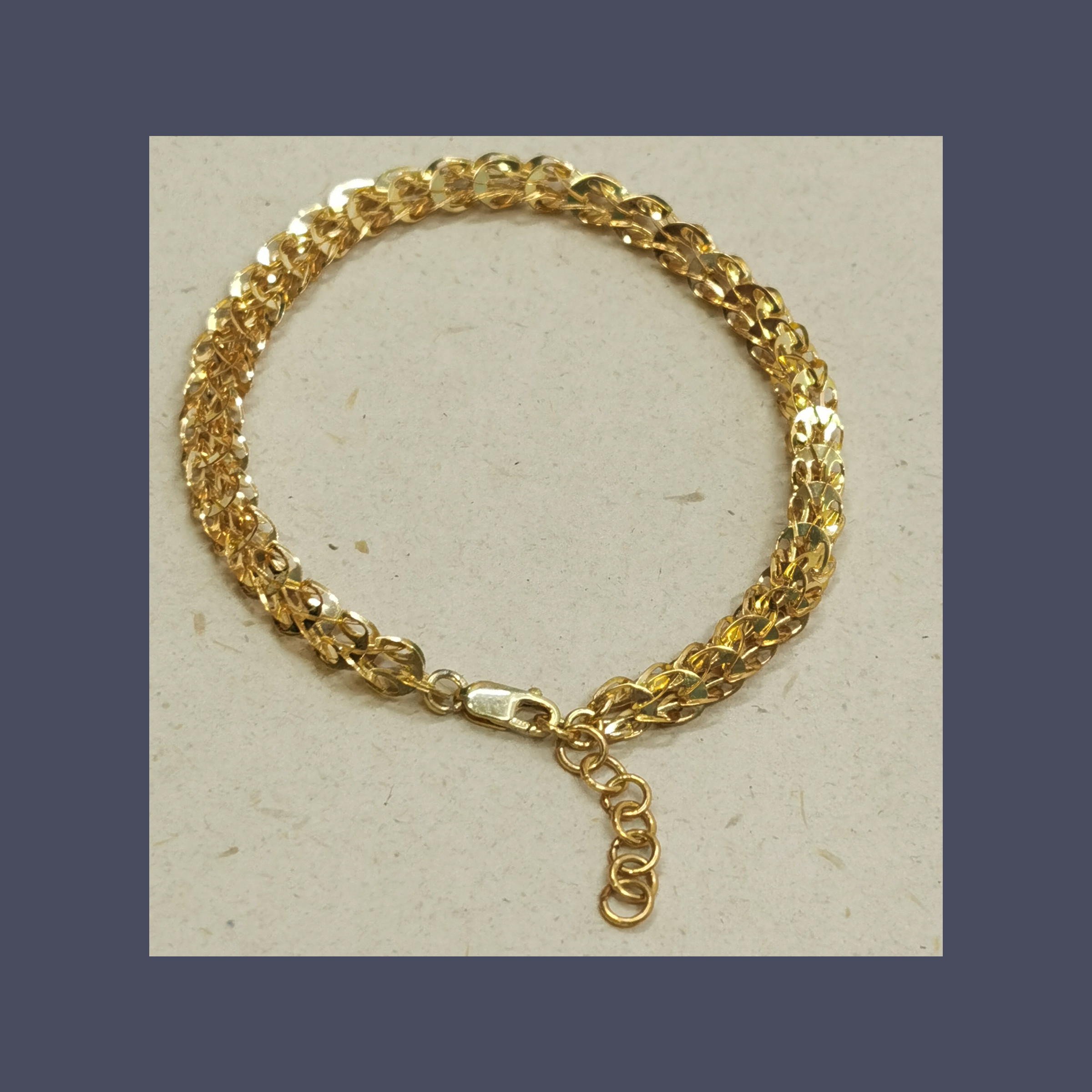 دستبند نقره زنانه مدل 24k رویا D05