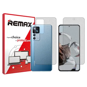 Remax HyMTT model matte screen protector suitable for Xiaomi 12T Pro mobile phone along with the back protector