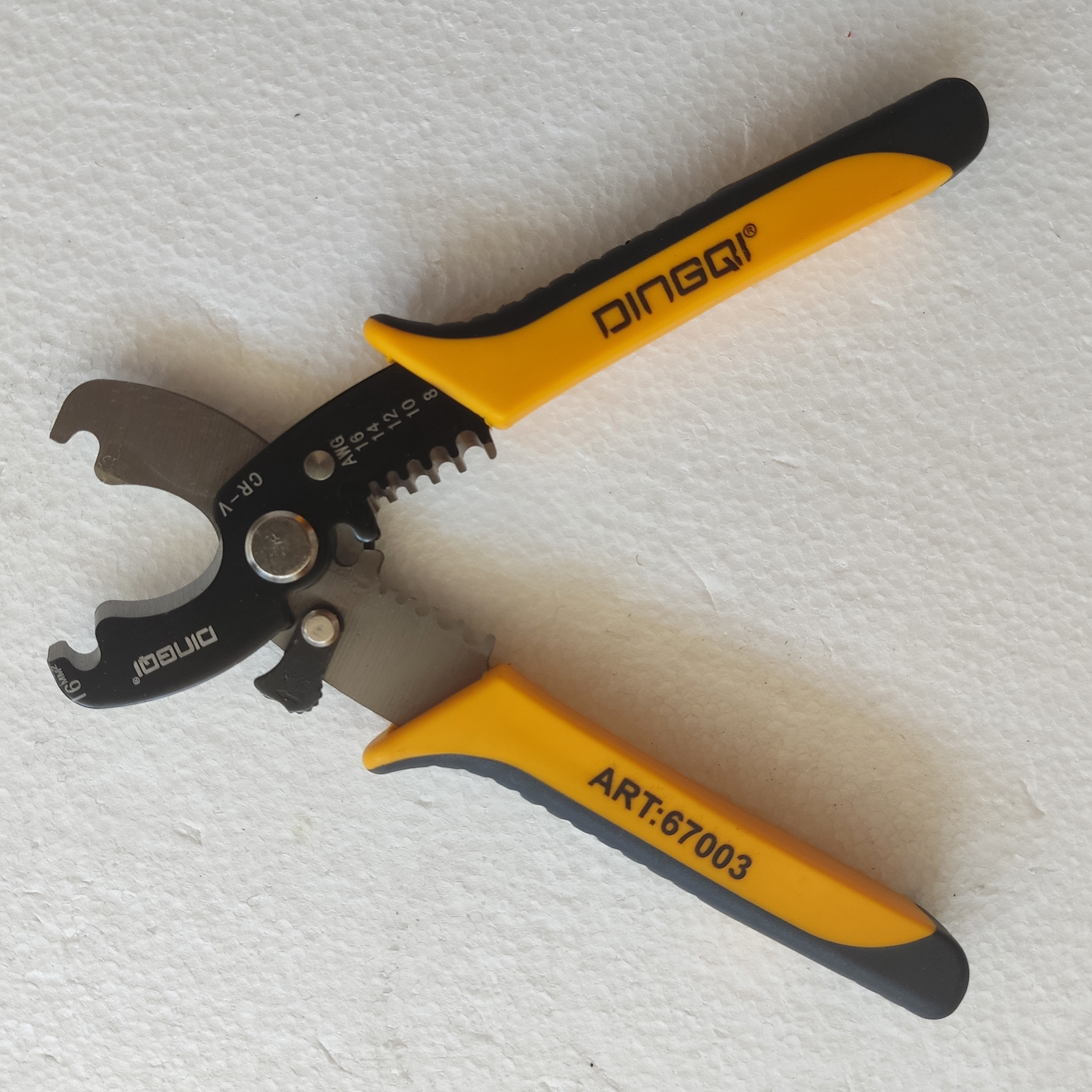 انبر کابل بر دینگی مدل QRS - KTM 9965 سایز 8 اینچ