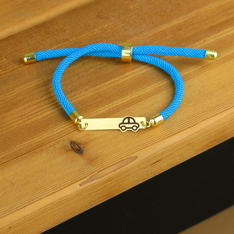 دستبند طلا 18 عیار بچگانه لیردا مدل اسم محمدحسین 202010