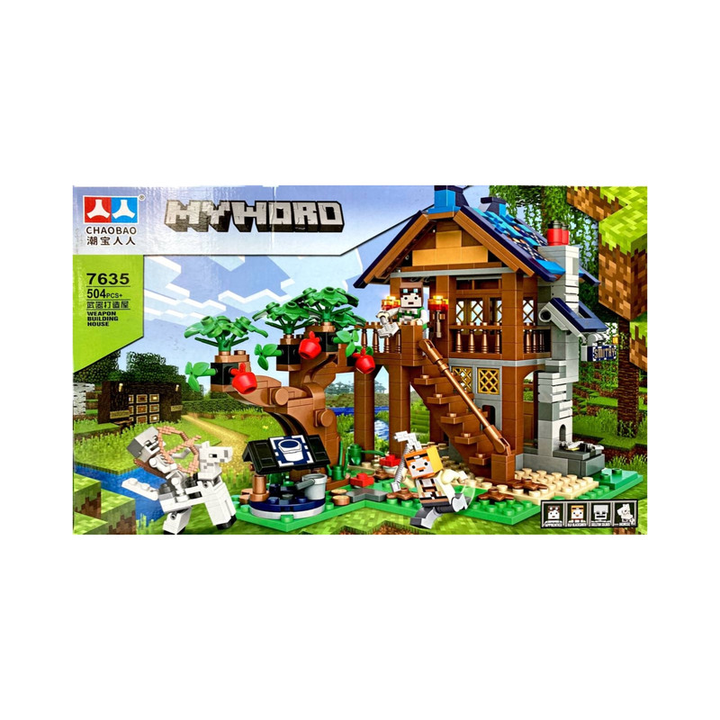 ساختنی مدل ماینکرافت طرح کلبه کد 7635