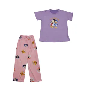 ست تی شرت آستین کوتاه و شلوار زنانه مدل N 14