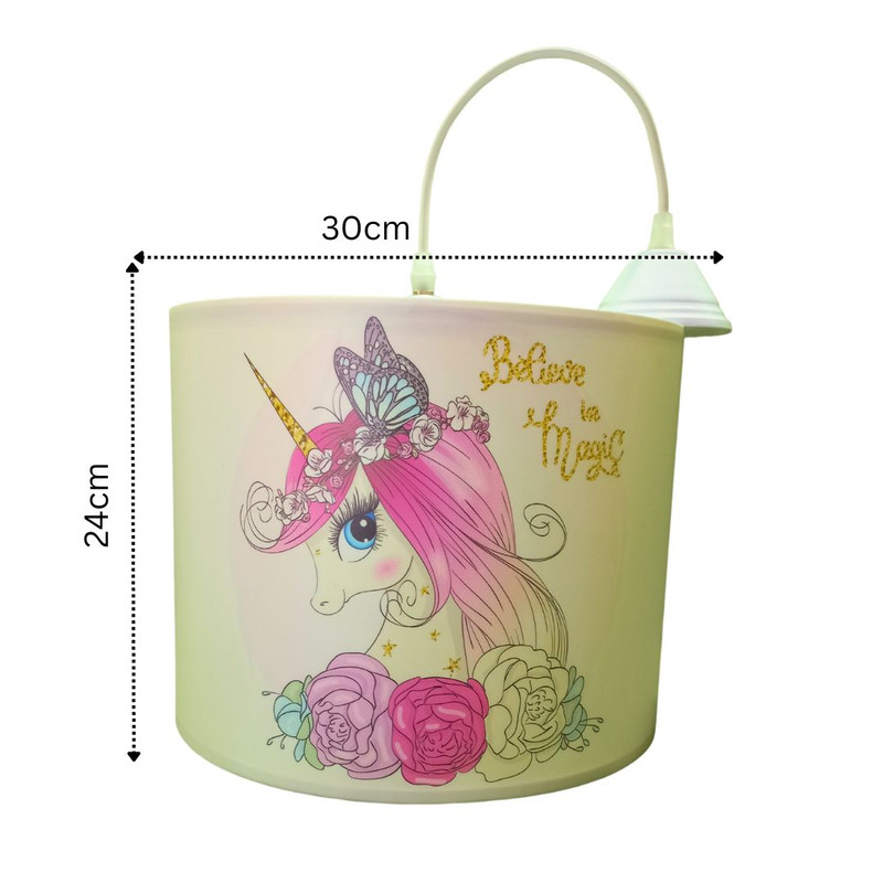 لوستر کودک طرح اسب تک شاخ