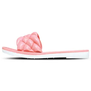 دمپایی زنانه پاپا مدل نیکتا پوش رنگ صورتی