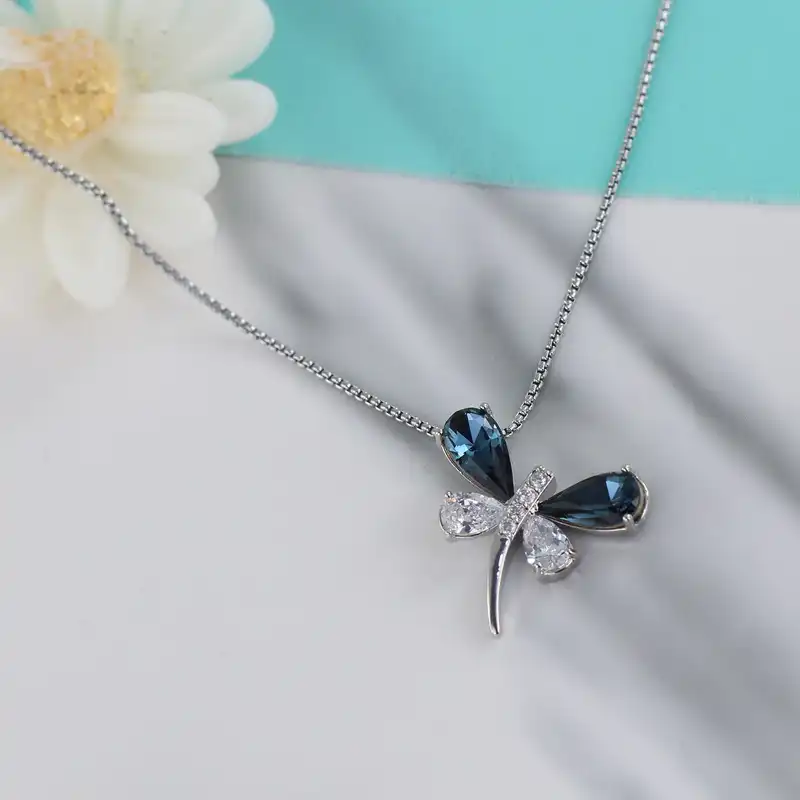 گردنبند زنانه مدل سنجاقک BB435