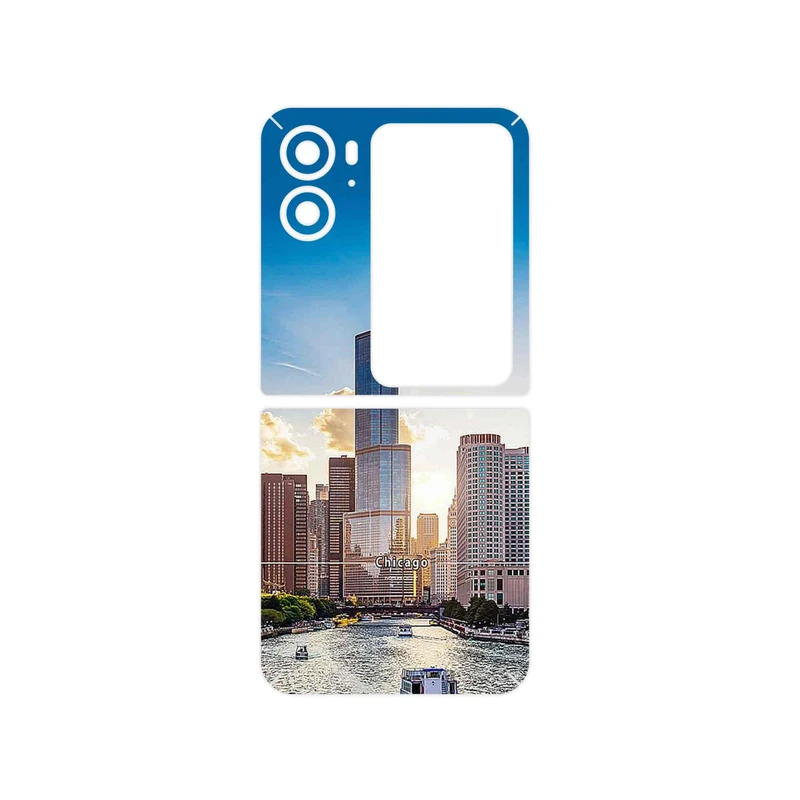 برچسب پوششی ماهوت مدل City of Chicago مناسب برای گوشی موبایل اپو Find N2 Flip