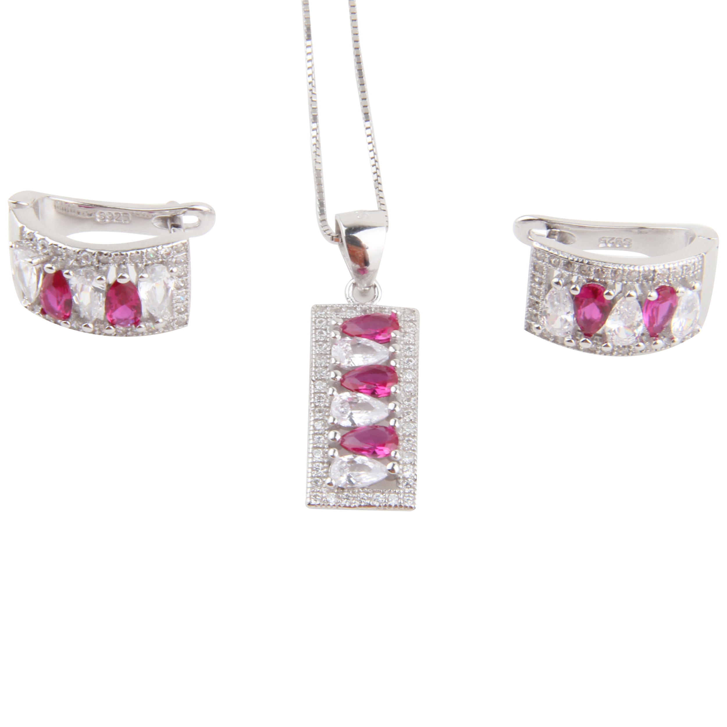 نیم ست نقره زنانه مدل S664