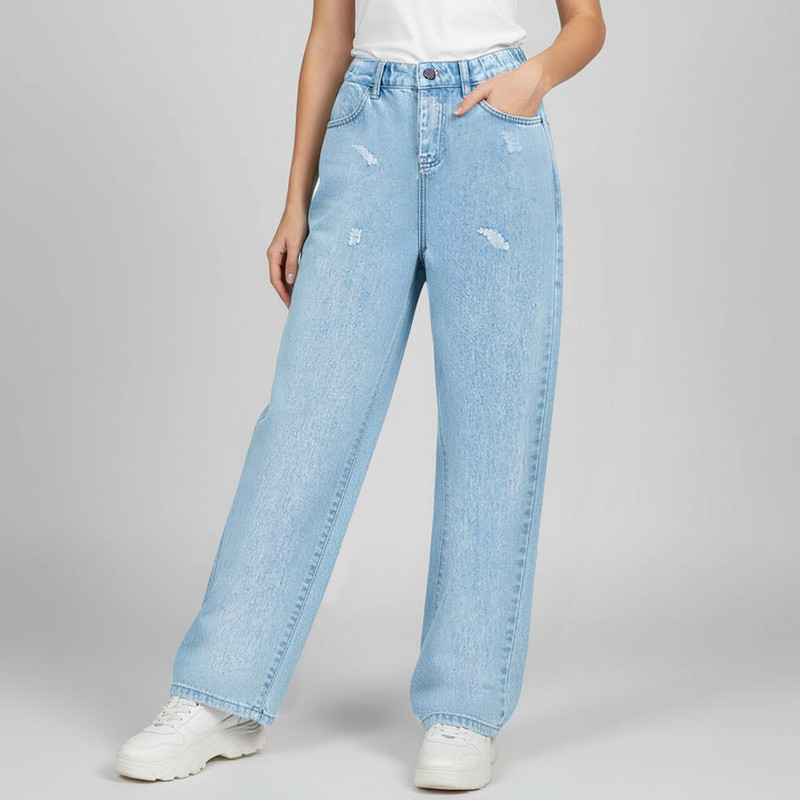 شلوار جین زاپ دار زنانه دیان