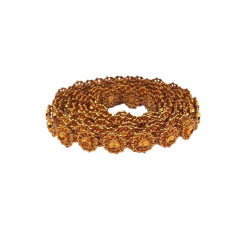 نوار یراق مدل شکوفه کد TA طول ۲ متر