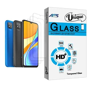 AFS Unique Glass MIX003 Screen Protector For Xiaomi Redmi 9C NFC Pack Of 3