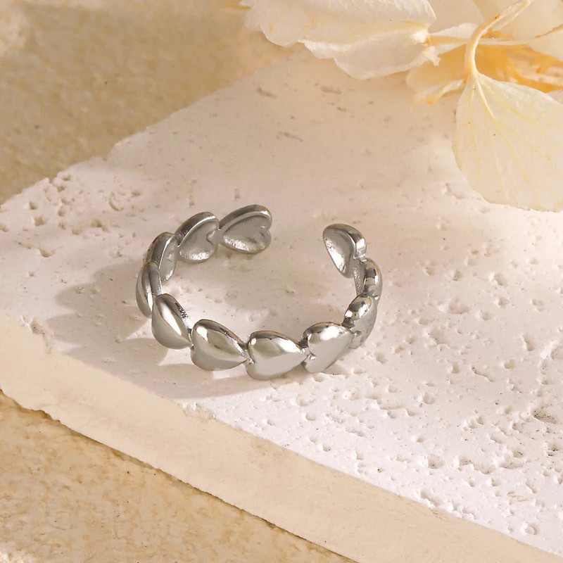 انگشتر دخترانه مدل Heart-700