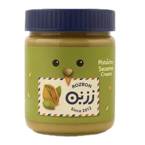 کرم کنجد پسته ای رزبن - 350 گرم