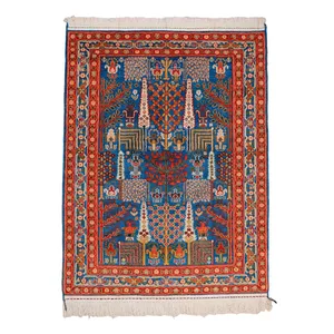 فرش دستباف سه متری طرح باغ بهشت کد 4040505