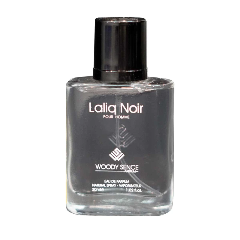 عطر جیبی وودی سنس لالیک نویر حجم 30 میلی لیتر