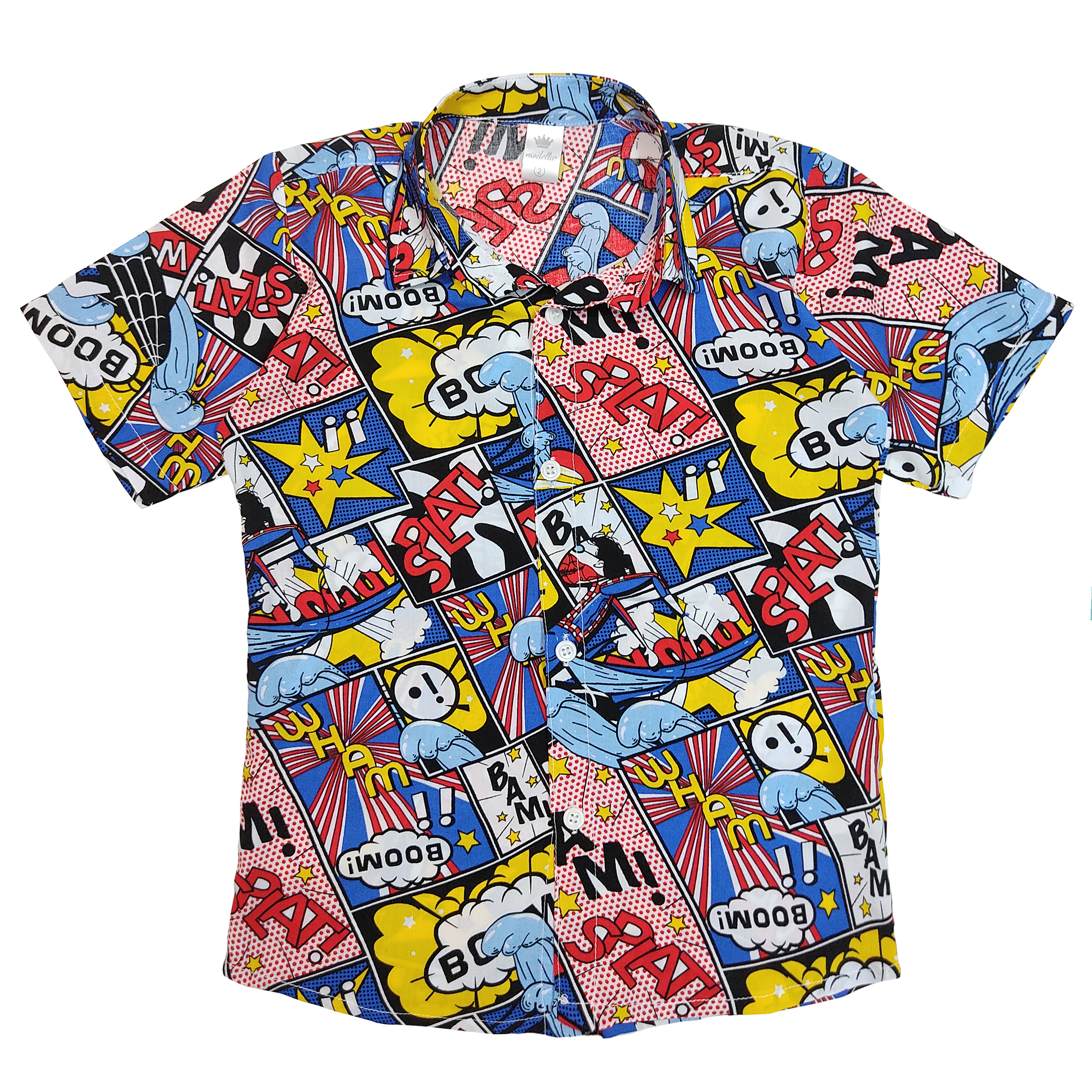 پیراهن پسرانه مدلا طرح هاوایی کد KAM