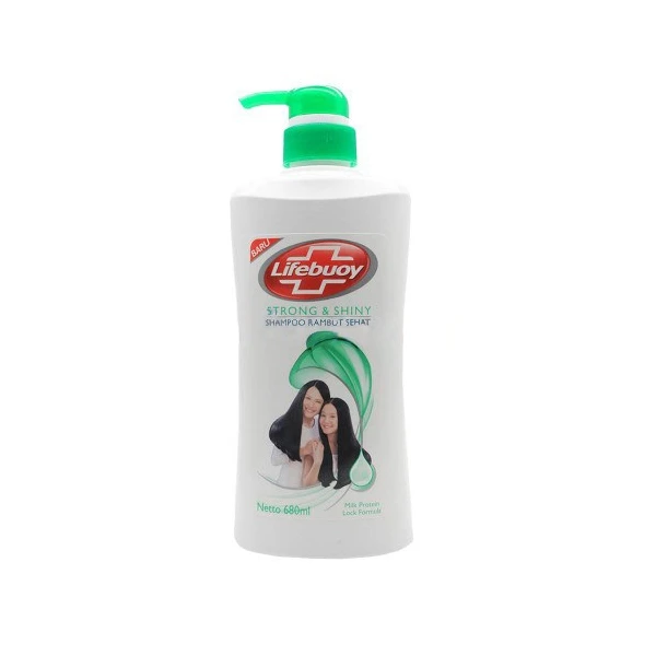 شامپو تقویت کننده و ترمیم کننده مو لایف بوی مدل Strong & Shiny حجم 680 میلی لیتر