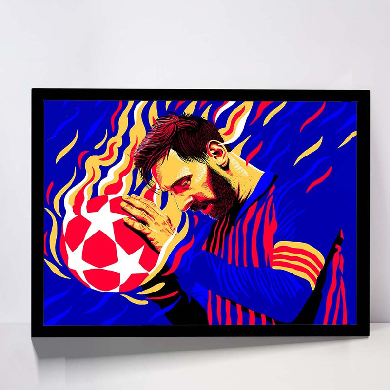 تابلو مدل messi کد F-10014