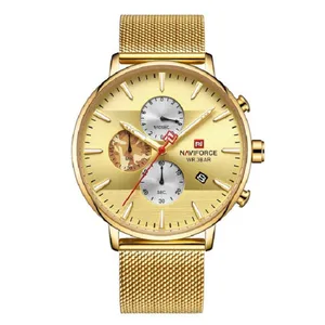 ساعت مچی عقربه‌ای مردانه نیوی فورس مدل 9169GD