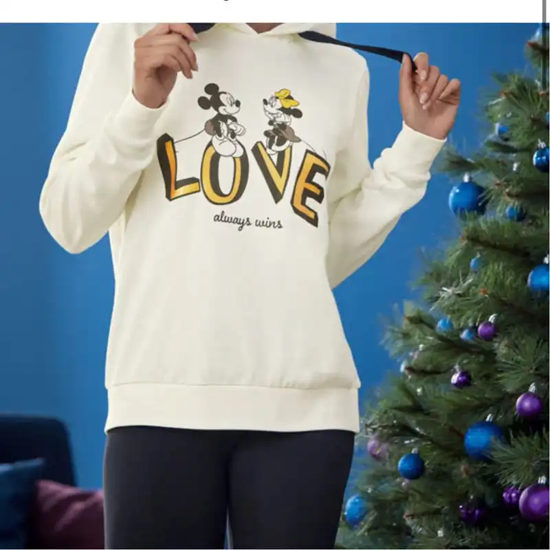 هودی زنانه دیزنی مدل love mickey